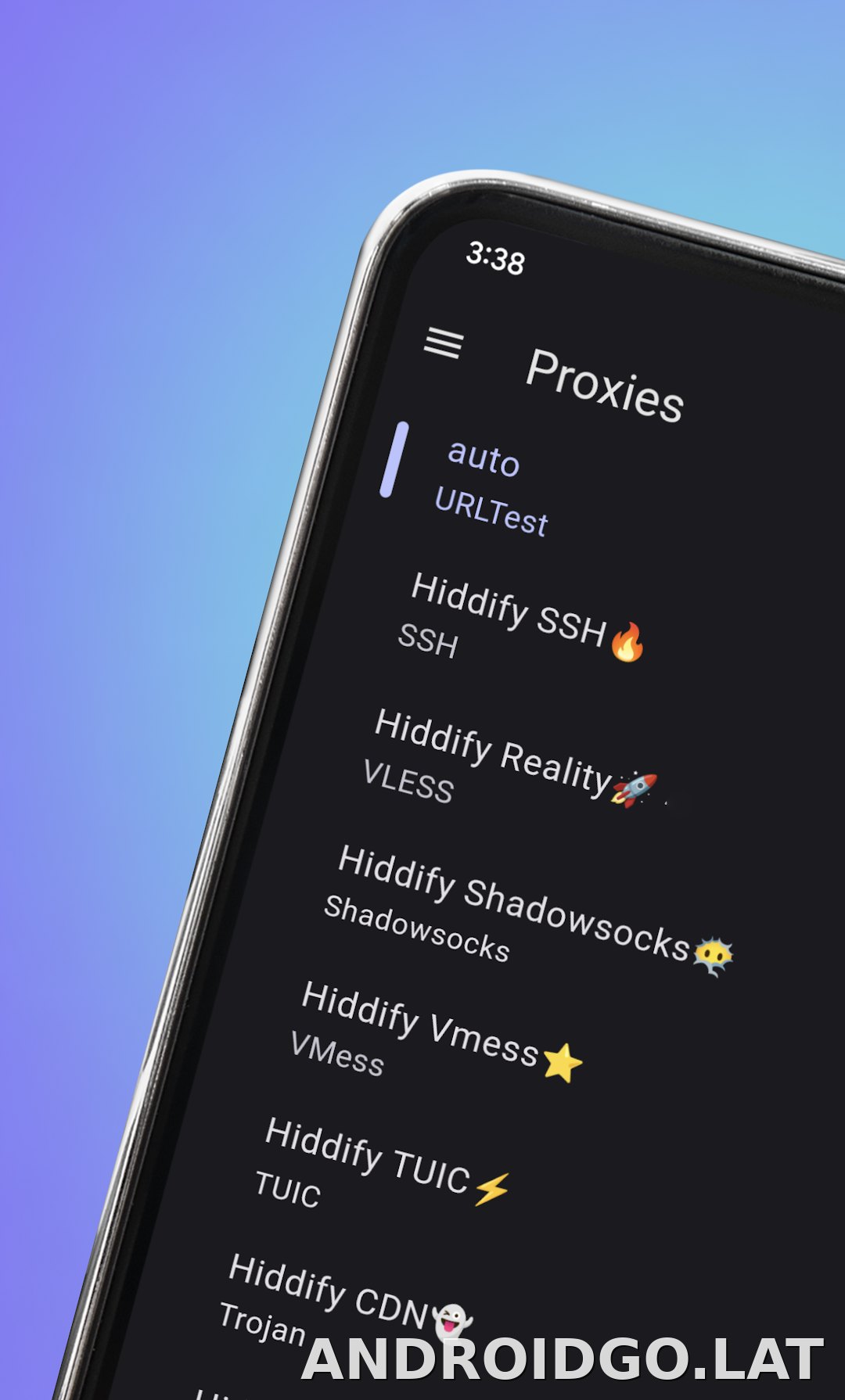 Hiddify скриншот 2