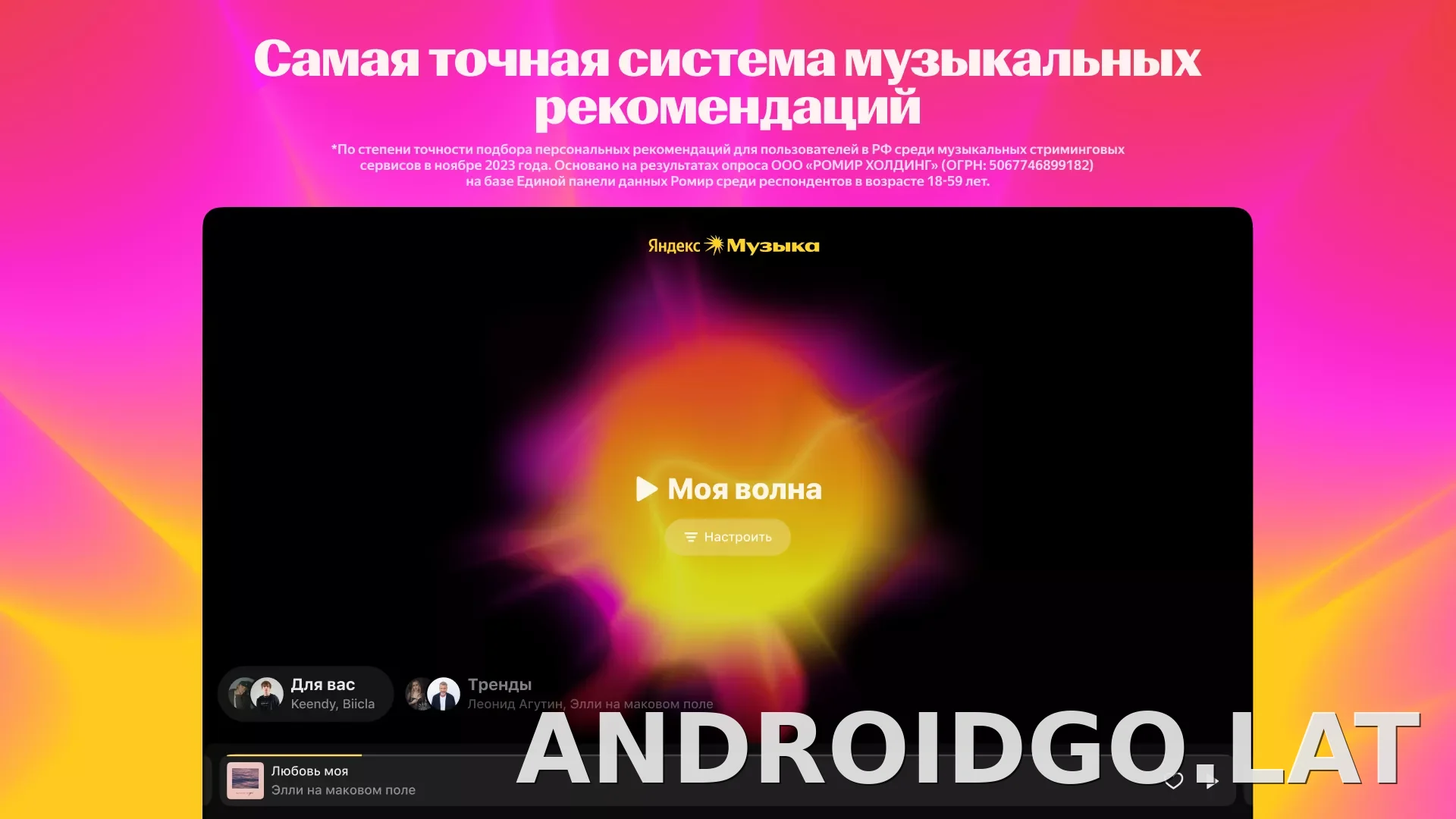 Яндекс Музыка скриншот 1
